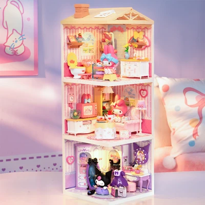 Gambar Rolife Miniatur My Melody Cozy Bubble Bath Set 103 pcs - Mix