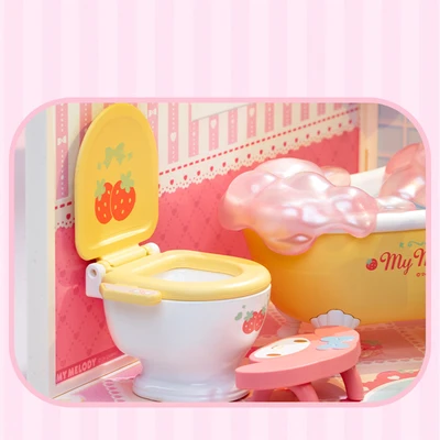 Gambar Rolife Miniatur My Melody Cozy Bubble Bath Set 103 pcs - Mix