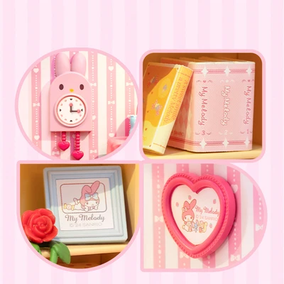 Gambar Rolife Miniatur My Melody Cozy Bubble Bath Set 103 pcs - Mix