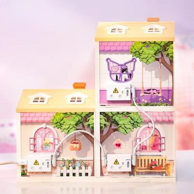 Gambar Rolife Miniatur Kuromi Magical Night Set 89 pcs - Mix