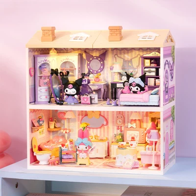 Gambar Rolife Miniatur Kuromi Chic Super Star Set 87 pcs - Mix