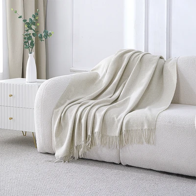 Gambar Informa Melyn Selimut Throw Polyester 130x150 cm - Krem Beige