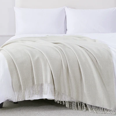 Gambar Informa Melyn Selimut Throw Polyester 130x150 cm - Krem Beige