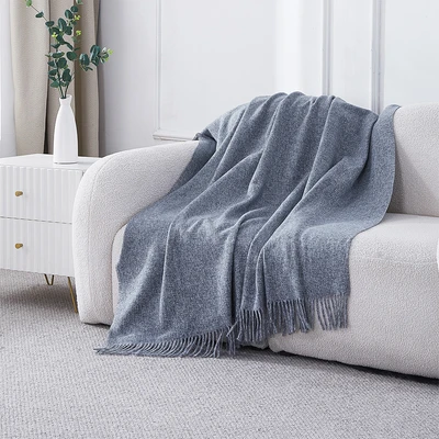 Gambar Informa Melyn Selimut Throw Polyester 130x150 cm - Biru