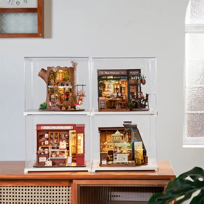 Gambar Rolife Miniatur Fairytale Tree House Set 275 pcs - Cokelat