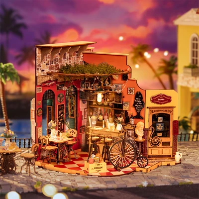 Gambar Rolife Miniatur Cheers Bar & Dining Set 312 pcs - Mix