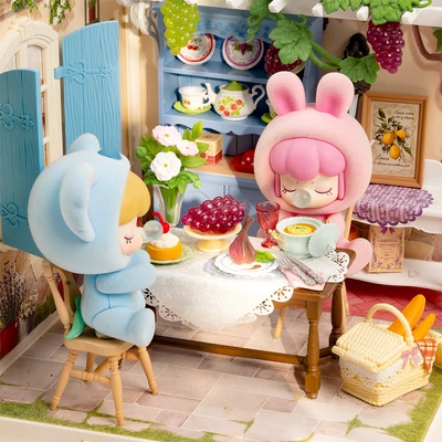 Gambar Rolife Super Creator Miniatur Farmhouse Kitchen Set 126 pcs - Mix