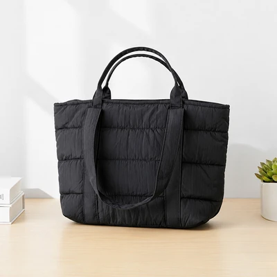 Gambar Ataru Tote Bag Puff Basic - Hitam