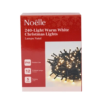 Gambar Noelle Lampu Hias Natal Christmas LED Warm White 100L - Kuning