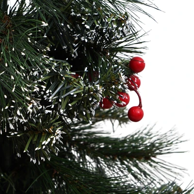 Gambar Noelle Dekorasi Meja Pohon Natal Christmas Berry 90 cm - Hijau