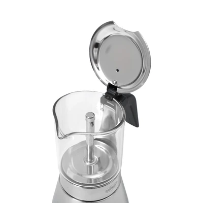 Gambar Culinart Moka Pot Kaca 240 ml Transparan - Silver
