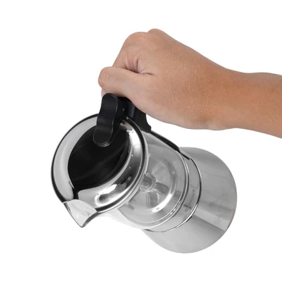 Gambar Culinart Moka Pot Kaca 240 ml Transparan - Silver