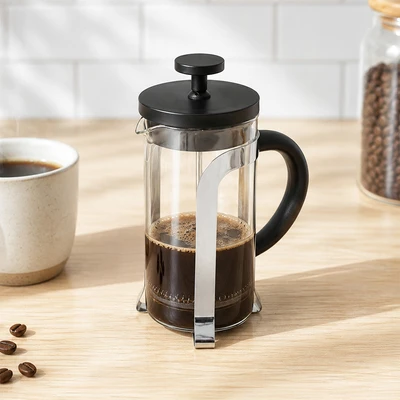Gambar Culinart Chaka Teko Kopi French Press 350 ml Transparan - Hitam