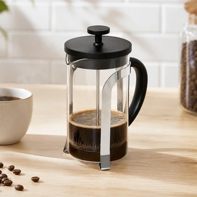 Gambar Culinart Chaka Teko Kopi French Press 600 ml Transparan - Hitam