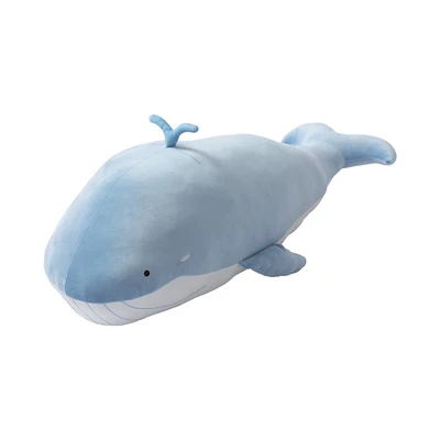 Gambar Informa Bantal Anak Cooling Fabric Whale 102x35 cm - Biru