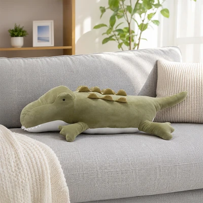 Gambar Informa Bantal Anak Cooling Fabric Crocodile 106x33 cm - Hijau