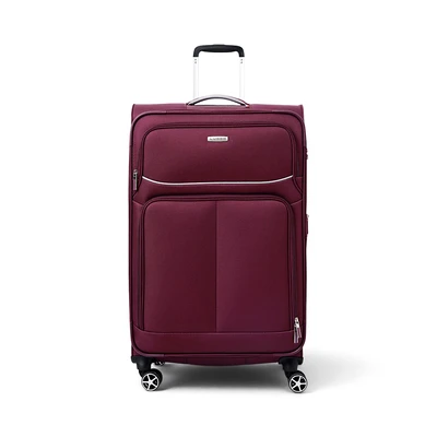 Gambar Luggo Preston Koper Twill Nylon TSA Lock 28 Inch - Merah Burgundy