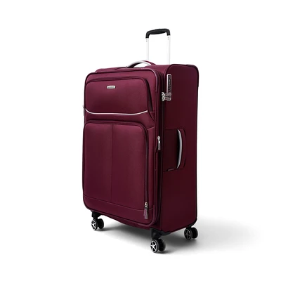 Gambar Luggo Preston Koper Twill Nylon TSA Lock 28 Inch - Merah Burgundy