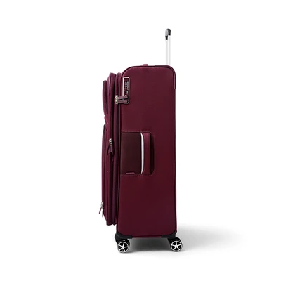 Gambar Luggo Preston Koper Twill Nylon TSA Lock 28 Inch - Merah Burgundy