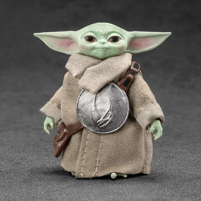 Gambar Top Gear ZD Infinite Action Figure X Mandalorian Grogu 10 cm - Hijau/Krem