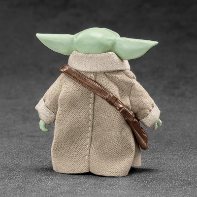 Gambar Top Gear ZD Infinite Action Figure X Mandalorian Grogu 10 cm - Hijau/Krem