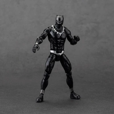 Gambar Top Gear ZD Infinite Action Figure S Avenger Black Panther 11 cm - Hitam