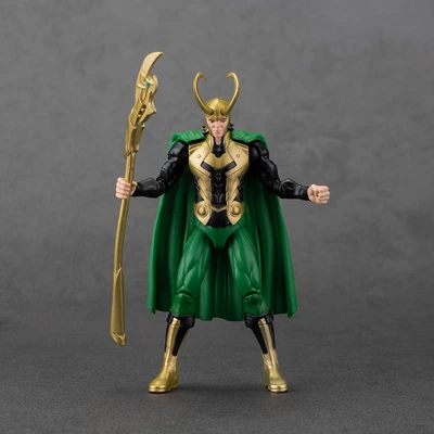 Gambar Top Gear ZD Infinite Action Figure S Avenger Loki 11 cm - Hijau/Gold