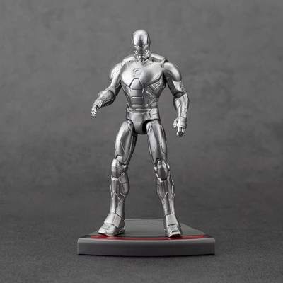 Gambar Top Gear ZD Infinite Action Figure S Avengers Iron Man Silver Armor 11 cm - Silver