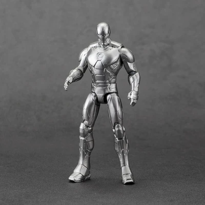 Gambar Top Gear ZD Infinite Action Figure S Avengers Iron Man Silver Armor 11 cm - Silver