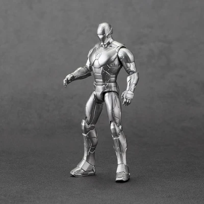 Gambar Top Gear ZD Infinite Action Figure S Avengers Iron Man Silver Armor 11 cm - Silver