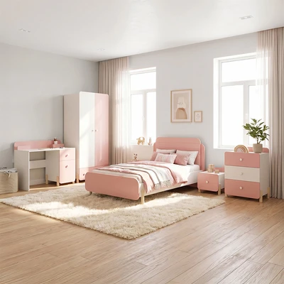 Gambar Informa Daisy Set Kamar Tidur Anak - Pink