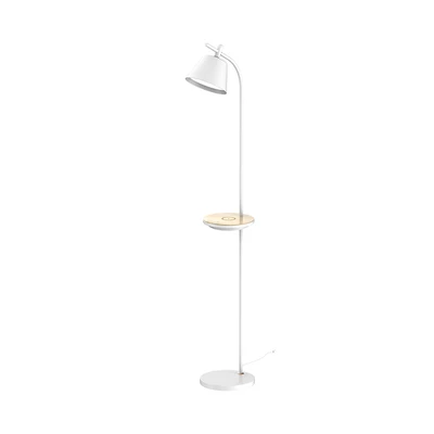 Gambar Eglare Beam Lampu Lantai LED Dengan Wireless Charging 3CCT 10 Watt - Putih