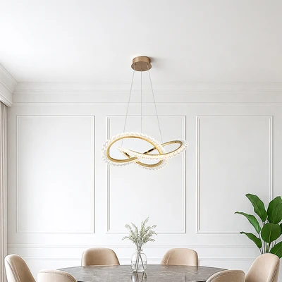 Gambar Eglare Mirage Lampu Gantung Hias LED 3CCT Bono - Gold