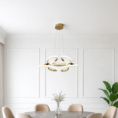 Gambar Eglare Bloomia Lampu Gantung Hias LED 3CCT - Gold