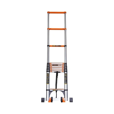Gambar Fixsteps Tangga Teleskopik Aluminium 3.9 Meter 10 Step - Silver