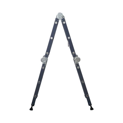 Gambar Fixsteps Tangga Lipat Aluminium 3.52 Meter 4x3 Step - Abu-Abu