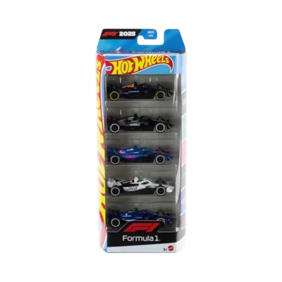 Gambar Hot Wheels Diecast Formula 1 1:64 Set 5 pcs Random