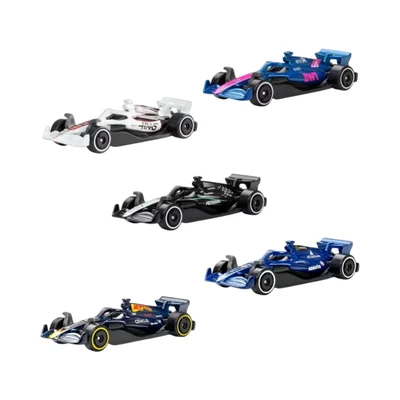 Gambar Hot Wheels Diecast Formula 1 1:64 Set 5 pcs Random