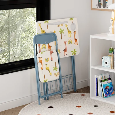 Gambar Soleil Set Meja & Kursi Lipat Anak Girafee - Mix