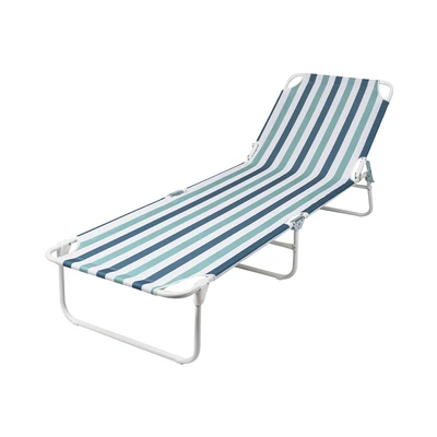 Gambar Soleil Breeze Kursi Santai Lipat - Biru/Putih