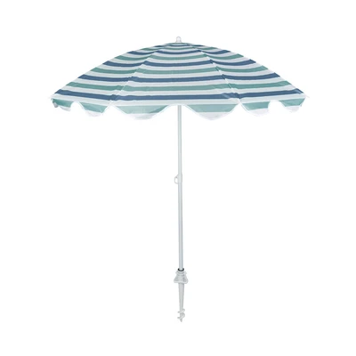 Gambar Soleil Breeze Payung Pantai Lipat - Biru/Putih