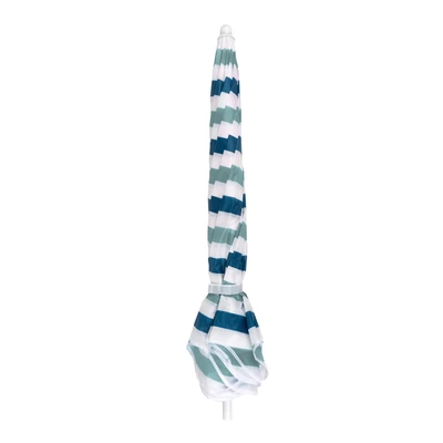 Gambar Soleil Breeze Payung Pantai Lipat - Biru/Putih
