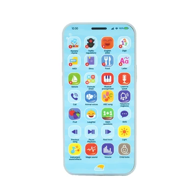 Gambar Baby Shark Learning Phone - Biru/Putih