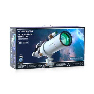 Gambar Science Can Set Astronomical Telescope - Putih