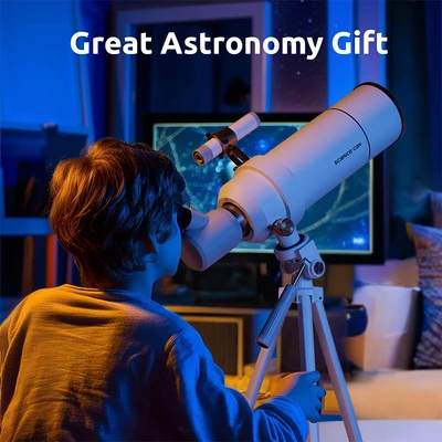 Gambar Science Can Set Astronomical Telescope - Putih