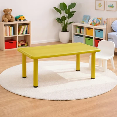 Gambar Paso Meja Anak Rectangle 120x60x50 cm - Kuning