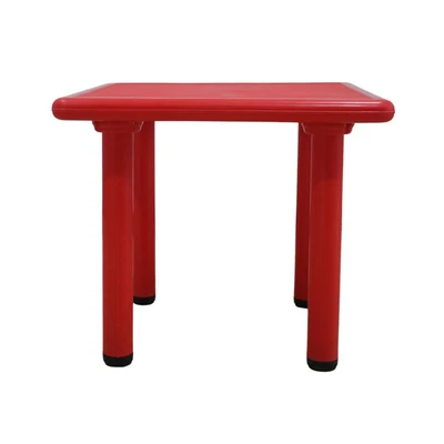Gambar Paso Meja Anak Square 60x60x50 cm - Merah