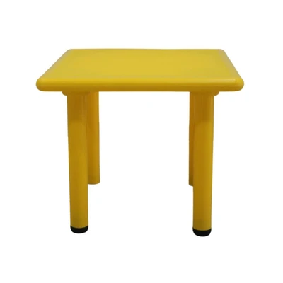 Gambar Paso Meja Anak Square 60x60x50 cm - Kuning