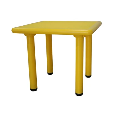 Gambar Paso Meja Anak Square 60x60x50 cm - Kuning