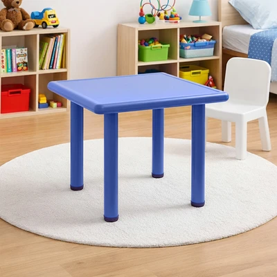 Gambar Paso Meja Anak Square 60x60x50 cm - Biru